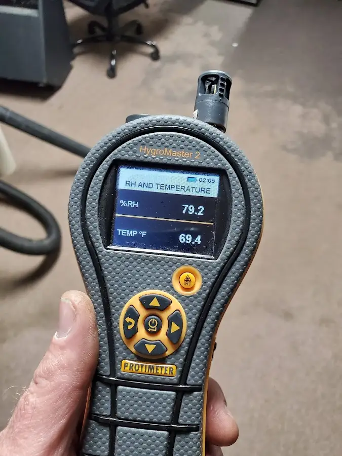 Moisture meter humidity assessment for Fire & Smoke Damage Restoration in Mays Chapel